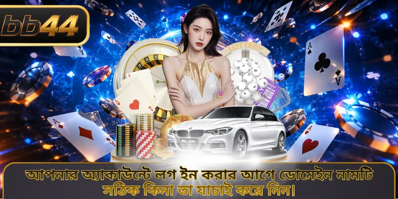 আপনার অ্যাকাউন্টে লগ ইন করার আগে ডোমেইন নামটি সঠিক কিনা তা যাচাই করে নিন।